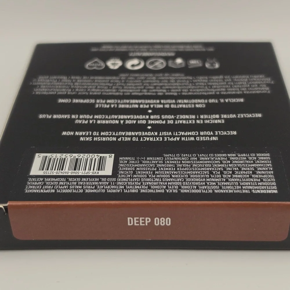 KVD Beauty Good Apple Skin-Perfecting Foundation Balm Deep 080 10g 0.35oz NIB‎